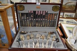 A Viners 58 piece canteen of cutlery in the Dubarry Classic pattern.
