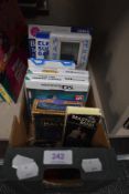 A selection of modern and vintage computer games including Nintendo DS.