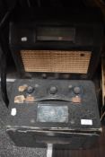 Two Art Deco valve radio sets including Lissen and Ekco.
