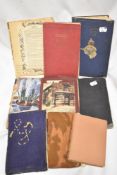 A selection of early 20th century eccentric diary and scrap books of Lancaster interest.