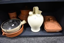 A selection of Mediterranean style ceramic cooking wares.