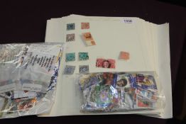 AUSTRALIA - 1860's-2001 MINT AND USED STAMP COLLN ON LEAVES & IN PACKETS A good 50+ pages of