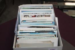 BOX OF POSTCARDS, MUCH MODERN ERA, BUT VINTAGE BRAMPTON NOTED Shoe box of postcards, estimated