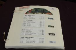 CANADA 1997-2009 MINT COLLECTION INC BOOKLETS ON LEAVES - GOOD FACE - CAD$ A fine modern Canadian