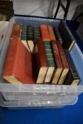 Two cartons of various hardback books including 'Lord Of The Rings' by J.R.R Tolkien,' The