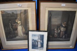 After Thomas G Appleton, (1812-1884) A pair of 19th century coloured engravings, with blind stamp