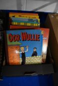 Fifteen Oor Wullie and The Broons childrens comic book annuals.