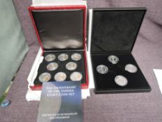 A London Mint The Anniversary of the Guinea Eight Silver Coin Set, each coin is 12.5g of pure