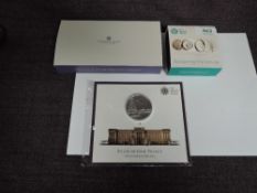 Three Royal Mint Silver Proof or brilliant uncircultaed Coins, 2017 £1 Piedfort Designing the Future