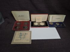 An Iceland Silver Two Coin Set in case, 500 Kronur, 1000 Kronur celebrating the commemoration of the