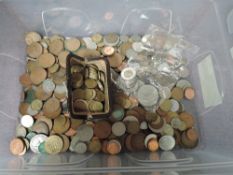A collection of GB & World Coins including approx 47 Euro's, 3 Canadian Dollars, 4 US Dollars and