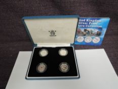 A Royal Mint 2003 United Kingdom Silver Proof Pattern Bridges Collection, Forth, Telford, Egyptian