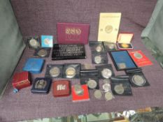 A collection of GB & World Coins including GB Year Sets 1970, 1971 & 1972, First Decimal Set,