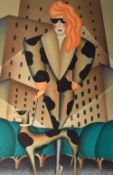 After Robin Morris (American b.1953) a limited edition lithograph print 'Slave to Fashion' a