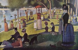 After Georges Seurat (French 1859-1891) 'A Sunday Afternoon on The Island of La Grande Jatte' a