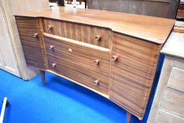 A vintage sapele dressing table, would make a lovely little sideboard , width approx. 116cm