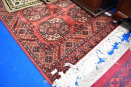 Two traditional fireside rugs