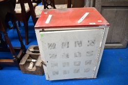 A vintage metal meat safe
