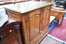 A good quality reproduction by Titchmarsh and Goodwin oak TV cabinet, could be repurposed into