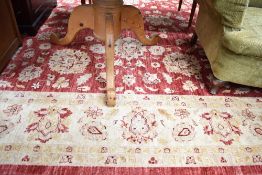 A traditional room size carpet square, approx. 300 x 300cm