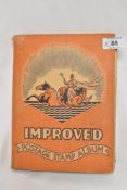 A vintage stamp album containing a selection of stamps or British and Foreign interest.