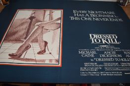 Two vintage movies posters, of Michael Caine interest.