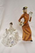 Two Royal Doulton figure studies including My Love HN2339 and Eliza HN2543