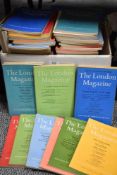 A large selection of mid century London Magazine issues of poetry art and literature interest.