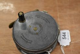 A Hardy duplicated mark 2 Fly reel called 'The Perfect' size 3 1/8 inches