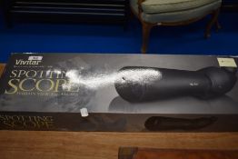 A Vivitar spotting scope in original box with tripod