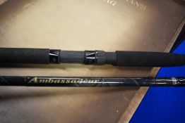 An Abu Garcia Ambassadeur 2pc surf rod