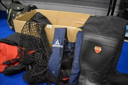 A Large selection of waterproof clothing for Sea and other fishing pursuits including Vital thigh