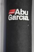 An Abu Garcia Saphire Crest 3pc spinning rod 38gm in original soft sleeve and hard case