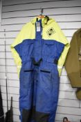 A Fladen sea anglers flotation Sea Rescue suit