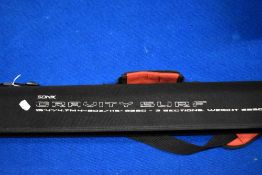 A Sonic Gravity Surf, 3 section 115-225 c 4-8oz 15ft 4in rod in semi hard case
