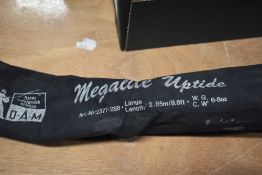 A DAM megalite uptide 9.5ft 6-8oz 2 pc rod in original soft sleeve