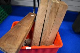 Four Rare 1980s French Walnut Stock blanks measuring approx 47cm x 13cm x 6cm
