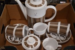 A Noritake Progression pattern part tea service.