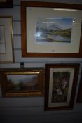 After J. Lee Payne (local contemporary) coloured Lake District print, entitled in pencil 'Kelly Hall