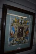 A World War I 'Faithful to The Empire' souvenir photograph mount, published by Scopes & Co, Alliance