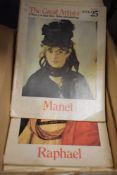 A collection of vintage Great Artist magazines.