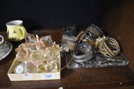 A selection of modern costume jewellery including bangles, necklaces and bracelets.