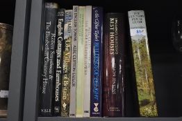 A selection of Country house, architecture and design books including Cottages and Farm Houses,