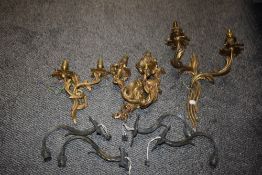 A collection of various wall mounted light fixtures and fittings.