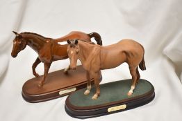 Two Royal Doulton Horses, Mr Frisk DA190 and My First Horse H193.