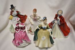 Four Royal Doulton figure studies Ladies of the British Isles including Wales, HN3630, Elegance