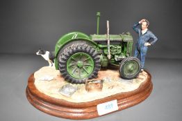 A Border Fine Arts model B0299 having damage to exhaust pipe.