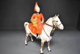 A Beswick figure study of a Royal Life Guard Style One HN1624