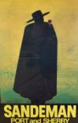After George Massiot Brown (Scottish 1890-1950's) a reproduction colour poster print 'The Sandeman