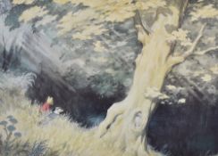 After Alfred Edmeades Bestall MBE (1892-1986) a reproduction coloured Rupert The Bear